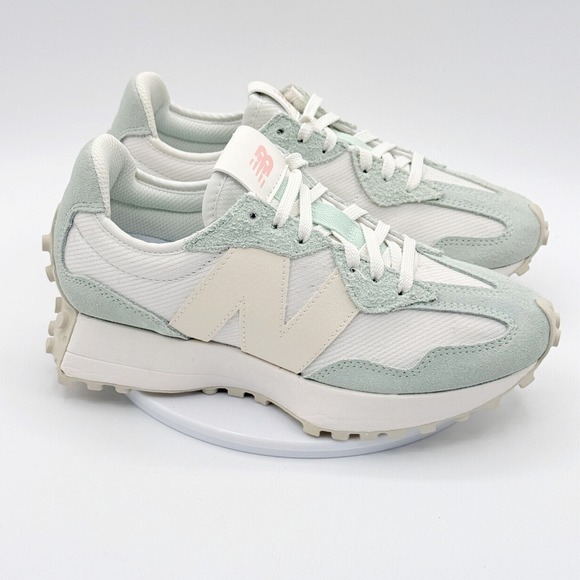 New Balance Shoes - New Balance 327 Lifestyle Sneakers Size 6.5 Womens White/Mint NEW
